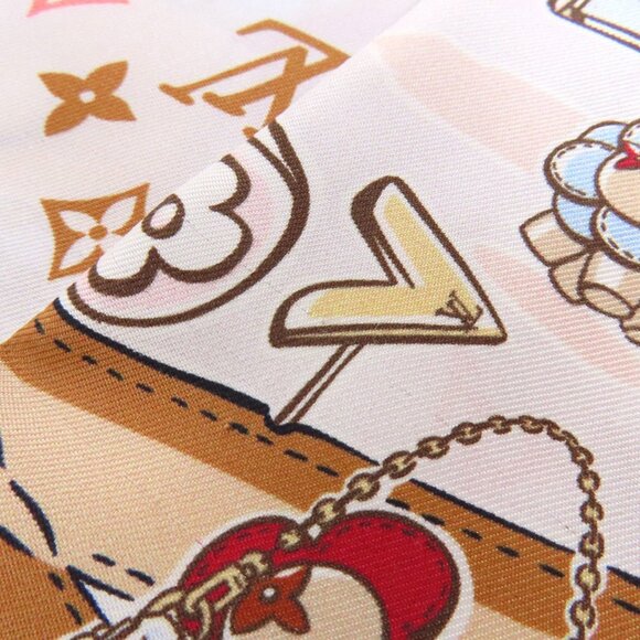 LOUIS VUITTON Brown Scarf - Picture 9 of 10